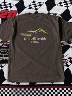 National Geographic 'Girls Will Be Girls' Short Sleeve Tee - Brown